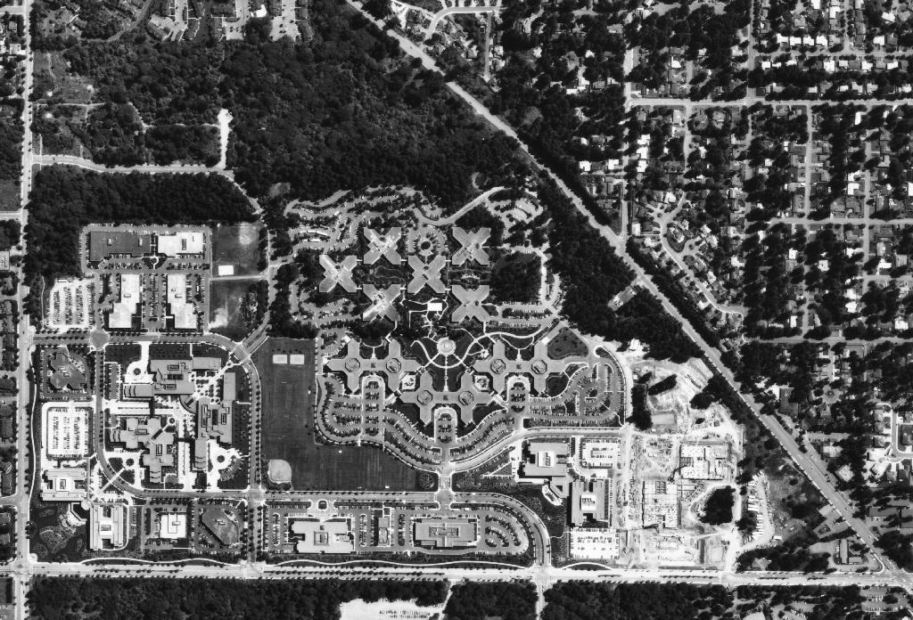air photo of Redmond Campus